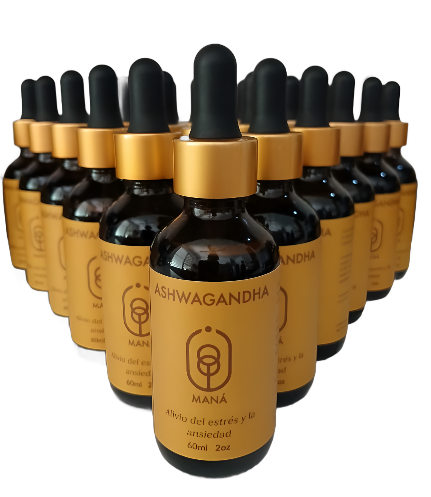 Extracto de Ashwagandha Premium de MANA – 2 oz (60 ml) | Suplemento natural para aliviar el estrés